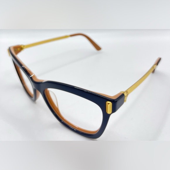 Calvin Klein CK8539S Black Gold Cat-Eye Sunglasses Frames Only - Picture 2 of 8